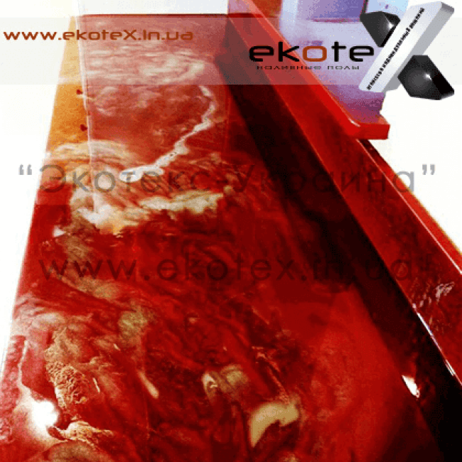 декоративные наливные полы ekoteX наливной пол lux/ex-226