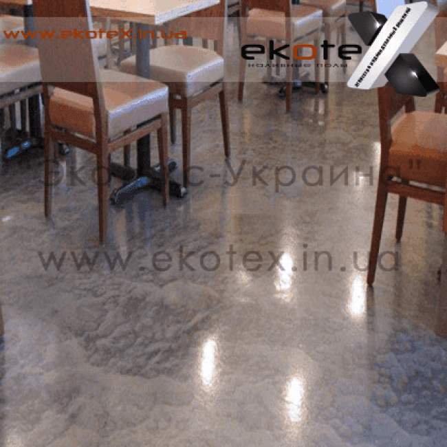 декоративные наливные полы ekoteX наливной пол lux/ex-231