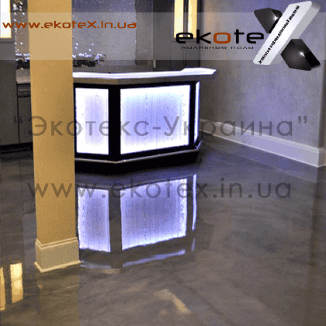 декоративные наливные полы ekoteX наливной пол lux/ex-231