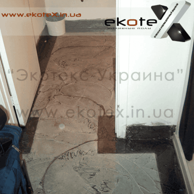 декоративные наливные полы ekoteX наливной пол lux/ex-236