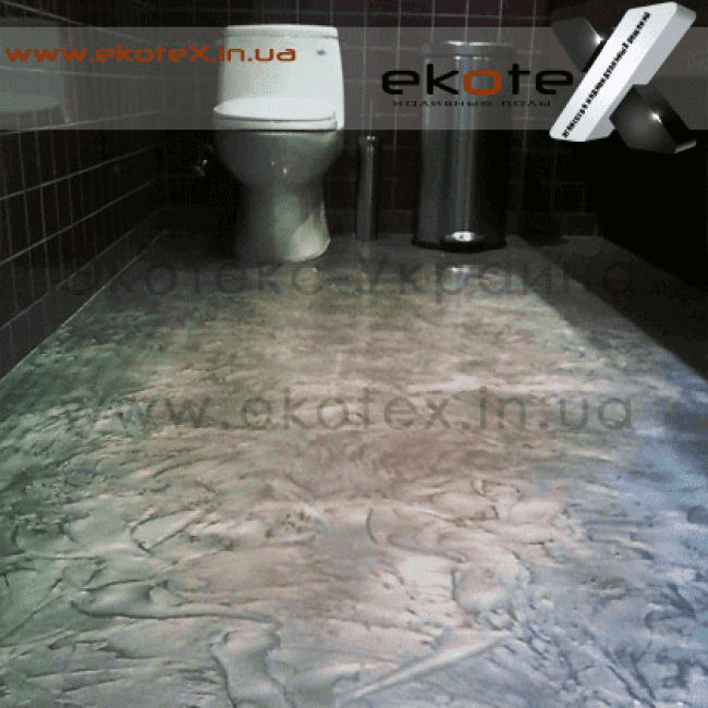 декоративные наливные полы ekoteX наливной пол lux/ex-236