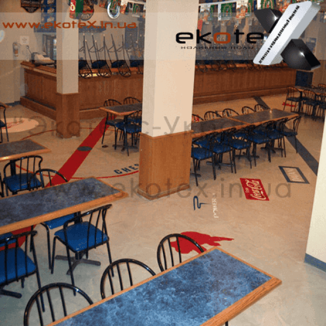 декоративные наливные полы ekoteX наливной пол lux/ex-237