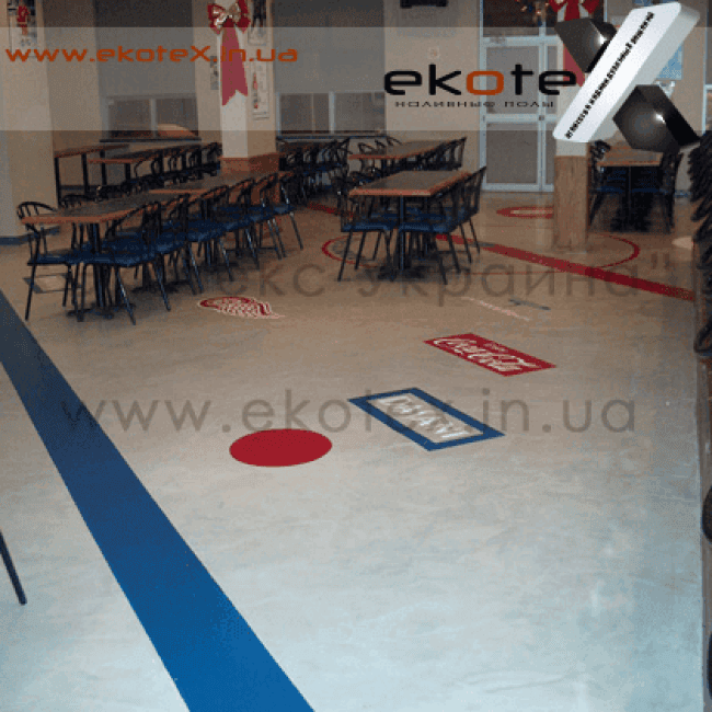 декоративные наливные полы ekoteX наливной пол lux/ex-237