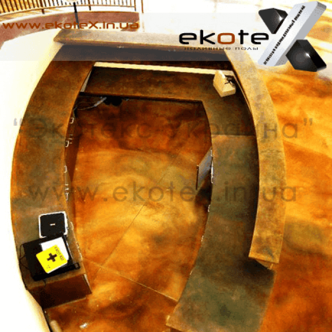 декоративные наливные полы ekoteX наливной пол lux/ex-239