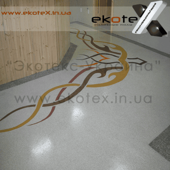 декоративные наливные полы ekoteX наливной пол lux/ex-245