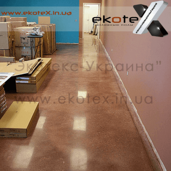 декоративные наливные полы ekoteX наливной пол lux/ex-246