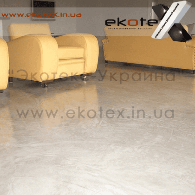 декоративные наливные полы ekoteX наливной пол lux/ex-253