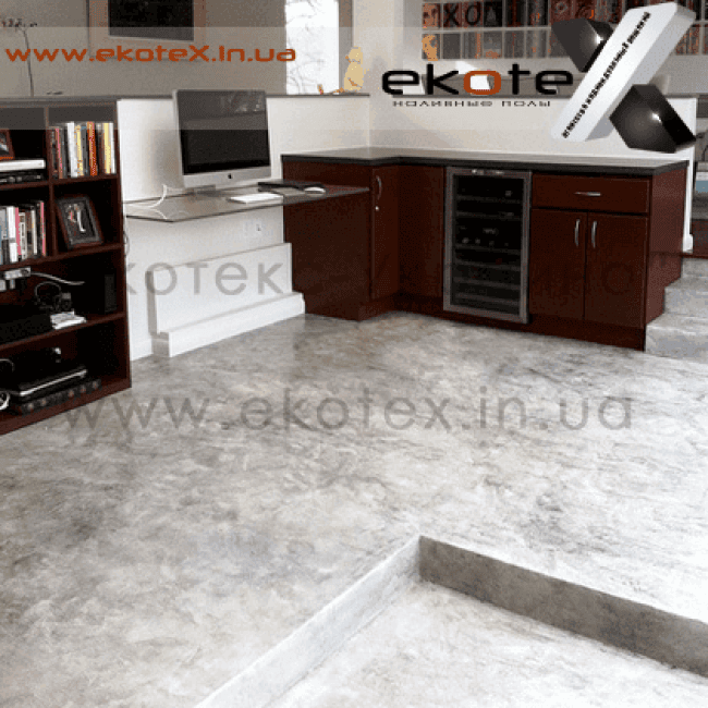 декоративные наливные полы ekoteX наливной пол lux/ex-270