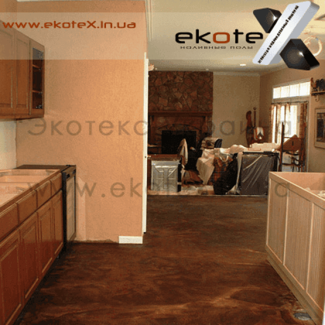 декоративные наливные полы ekoteX наливной пол lux/ex-272