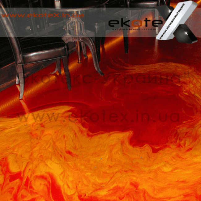 декоративные наливные полы ekoteX наливной пол lux/ex-275