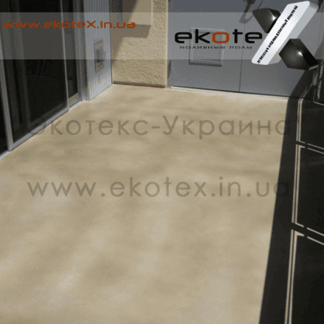 декоративные наливные полы ekoteX наливной пол lux/ex-277