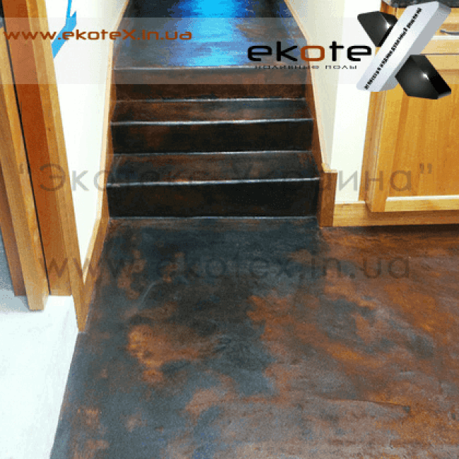 декоративные наливные полы ekoteX наливной пол lux/ex-278