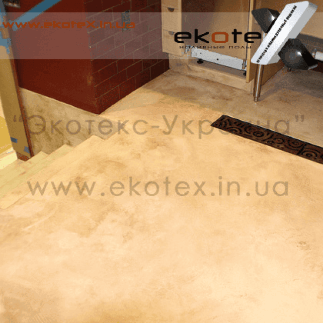 декоративные наливные полы ekoteX наливной пол lux/ex-284