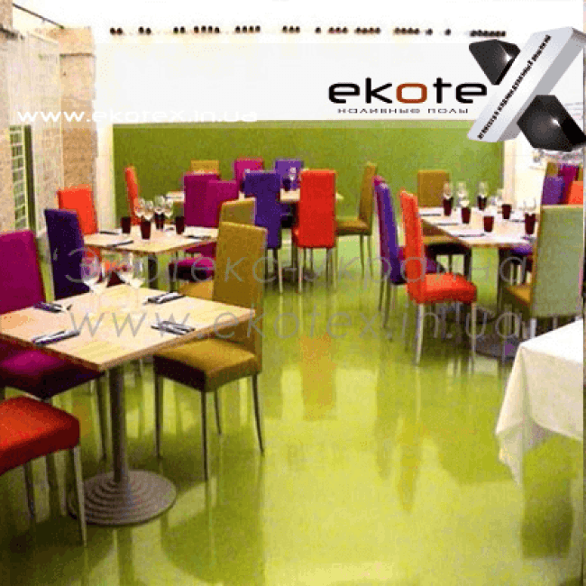 декоративные наливные полы ekoteX наливной пол lux/ex-211