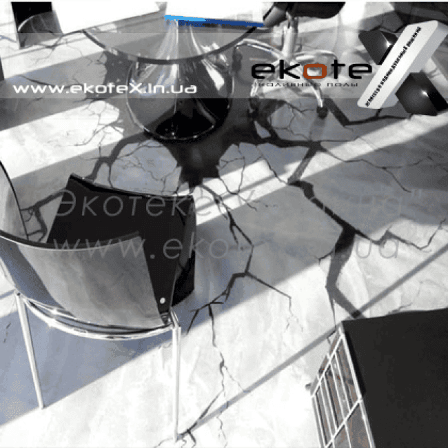 декоративные наливные полы ekoteX наливной пол lux/ex-216