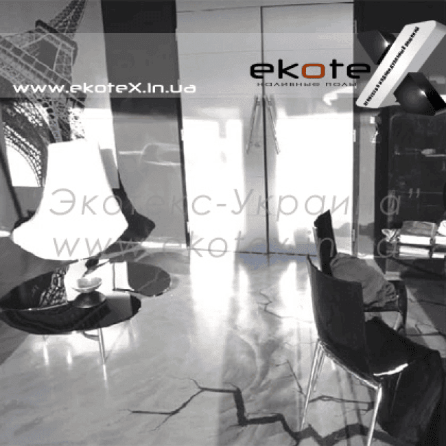 декоративные наливные полы ekoteX наливной пол lux/ex-216