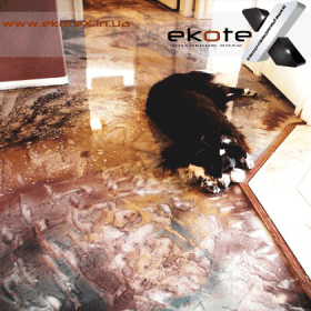 декоративные наливные полы ekoteX наливной пол lux/ex-225