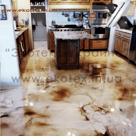 декоративные наливные полы ekoteX наливной пол lux/ex-227