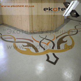 декоративные наливные полы ekoteX наливной пол lux/ex-245