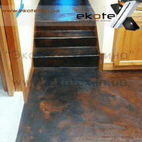декоративные наливные полы ekoteX наливной пол lux/ex-278