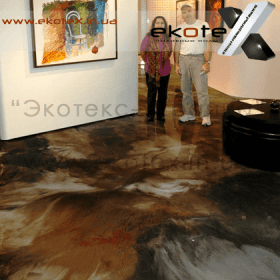 декоративные наливные полы ekoteX наливной пол lux/ex-286