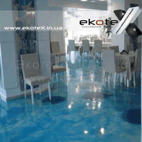 декоративные наливные полы ekoteX наливной пол lux/ex-210