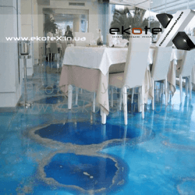 декоративные наливные полы ekoteX наливной пол lux/ex-210